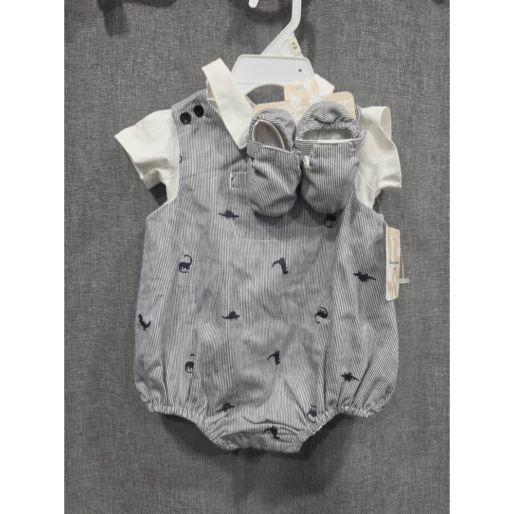 Tommy Bahama Baby Boy Puppy Romper 6–9M Dog Print Outfit NWT